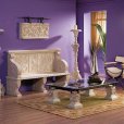 Renato Costa, auxiliary luxury furniture from Spain, consoles made of stone and marble, baroque corner and center tables, classic auxiliary of stone